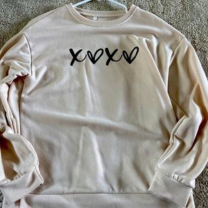 XOXO Pullover Sweater- Women’s Size Small